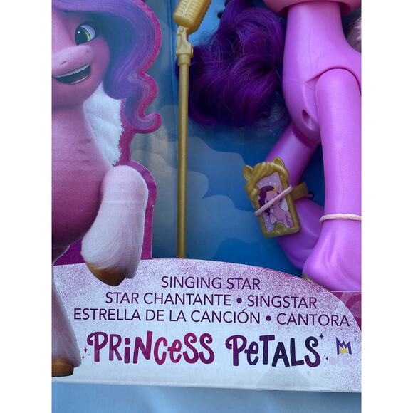 Hasbro My Little Pony New in Box "Princess Petals", singing star Wings flap! - Picture 5 of 12